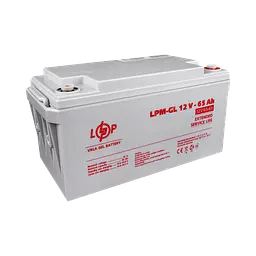 Акумулятор гелевий LPM-GL 12V - 65 Ah - мініатюра 4