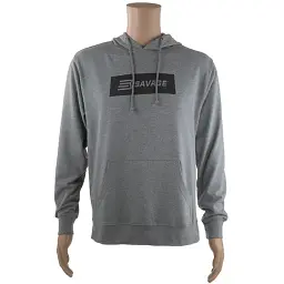 Реглан Savage Long sleeve hooded T-Shirt XL з капюшоном к:сірий