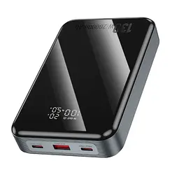 Зовнішній акумулятор - портативна зарядна батарея Hoco Q30A 20000mAh 130W чорна - мініатюра 5