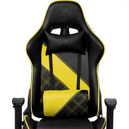 Геймерське крісло 1stPlayer S02 Black/Yellow [108006] - мініатюра 3