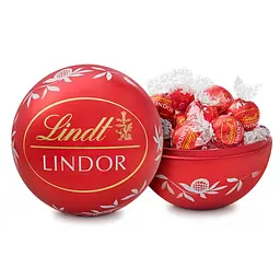 Подарунковий набір шоколадних цукерок Lindt Lindor Maxi Boule Praline di Cioccolato al Latte 44шт 550 г - мініатюра 2