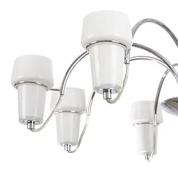 Люстра підвісна Brille в спальню E14 40W CH (BR-509S/8) - мініатюра 2