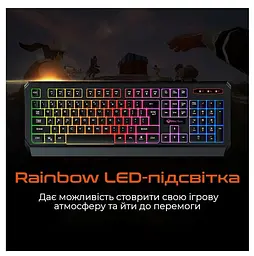 Клавіатура Meetion MT-K9320-A-RUA (MT-K9320-A-RUA) - мініатюра 7