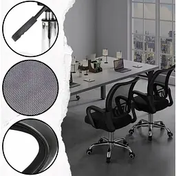 Офісне крісло Sofotel Care Life Black Mesh (CF-09) - мініатюра 3