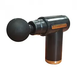 Масажер ручний м'язовий акумуляторний 4 насадки Fascial Gun 8673