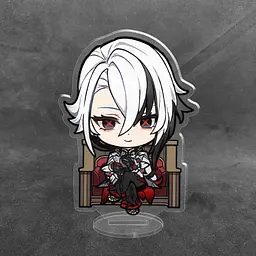 Акрилова колекційна фігурка Геншин Імпакт - Genshin Impact Chibi Арлекіно 10 см
