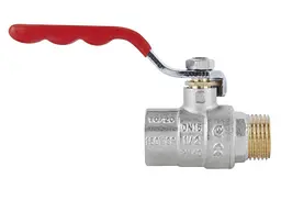 Кран кульовий Thermo Alliance Standart 1/2" ВЗ прямий, PN40, важіль SD605NW15PN40 - мініатюра 2