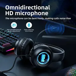 Ігрові навушники Onikuma X36 Black [148176] - мініатюра 3