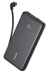 Портативний зарядний пристрій - 10000 mAh 22.5W Built-In USB-C Cable Black Anker teh0027049