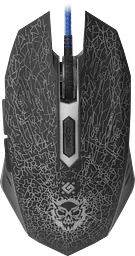 Мишка Defender Shock GM-110L, 6кн., 3200dpi, (+коврик) підсвітка