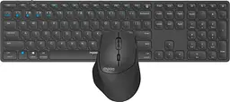Комплект клавіатура і миша Rapoo 9800M Dark Grey [80161] - мініатюра 3