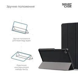 Чохол-книжка на планшет Lenovo Tab M7 TB-7305F/M7 (3rd Gen) TB-7306X, Smart Case, black, підставка для планшета 7 , шкіряний, мікрофібра, на магніті, ArmorStandart (ARM58606) - мініатюра 4