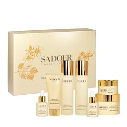 Подарунковий набір косметики по догляду за обличчям для жінок Sadoer Honey Luxury