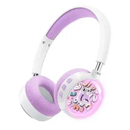 Навушники накладні XO BE57 Colorful Elf Kids Wireless Headphones Фіолетові