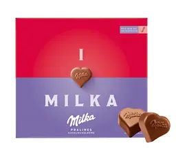 Шоколадні цукерки Milka I Love Milka Pralines Hazelnut Cream Chocolate 110г - мініатюра 2