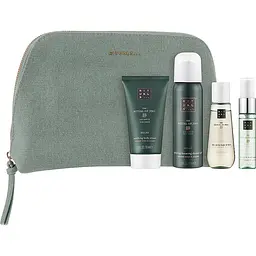 Набір Rituals The Ritual Of Jing Treat Gift Set: крем для тіла Body Cream 70 мл + суха олія Dry Oil 50 мл + гель для душу Foaming Shower Gel 50 мл + спрей для білизни Sleep Pillow and Body Mist 20 мл + косметичка - мініатюра 2