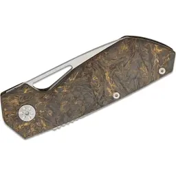 Ніж Maserin W2, M390, fat carbon, чорно-золотистий (371/G) - мініатюра 3