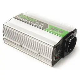 Автомобільний інвертор 24V/220V 300W, USB 5V 1A, HYM300-242 PowerPlant (KD00MS0002) - мініатюра 2