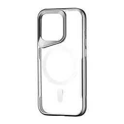Чохол Metal Frame with MagSafe iPhone 15 Pro Dark Silver