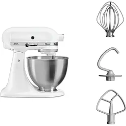 Кухонна машина KitchenAid 5K45SSEWH - мініатюра 2