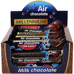 Шоколад молочний пористий Millennium Air Chocolate Milk Bubble 22 г - мініатюра 3