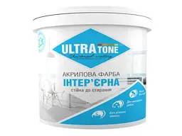Фарба інтер' єрна ULTRA TONE 7кг Бiлий акрилова (сухе витирання)