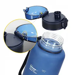 Пляшка для води 4FIZJO спортивна 1000 мл Blue (P-5905973403771) - мініатюра 6