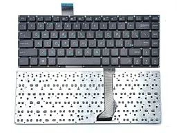 Клавіатура для ASUS VivoBook E402, E402M, E402MA, E402SA, E402S, E402N (RU Black без рамки) Оригінал.