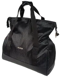 Сумка дорожня саквояж Wallaby 25 л 48×30×20 см Чорна