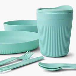 Набір посуду Sea To Summit Passage Dinnerware Sett 1P 7 предметів Aqua Sea Blue (1033-STS ACK037051-120219) - мініатюра 2