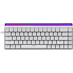 Клавіатура Ajazz NK68 Red Switch White USB-C (NK68-R-W)