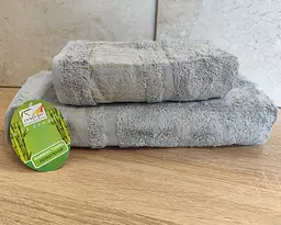 Набір турецьких бамбукових махрових рушників Cestepe 50х90+70х140 Bamboo Aymira Acik Bej