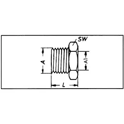 Ніпель редукційний Wurth PN-BRS-WS24-G1/2хG3/8IN (069983812) - мініатюра 2