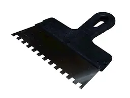Шпатель WoffMann 6х6 100мм зубчастий для клею арт.3211006