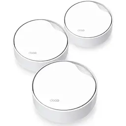 Маршрутизатор TP-Link DECO X50 PoE 3PK AX3000 1xGE LAN/WAN 1x2,5GE LAN/WAN MU-MIMO OFDMA MESH