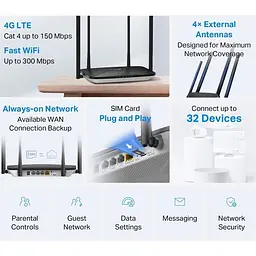 Бездротовий маршрутизатор (роутер) Mercusys MB115-4G [148453] - мініатюра 6