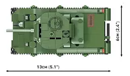 Конструктор танк Historical Collection World War II 2715 Sherman M4A1 COBI 2715 - мініатюра 4