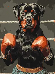 Набір для розпису по номерах Рингова сила, Ideyka, 30x40 см, КНО6647