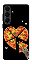 Чохол Demsky Pizza Love Cat для Samsung Galaxy S25 FE