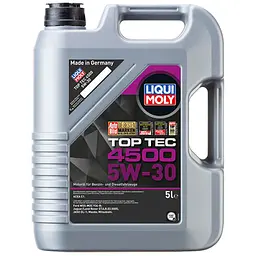 Моторне масло Liqui Moly Top Tec 4500 5W-30 5 л (2318)