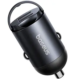 Автомобільний зарядний пристрій Baseus Tiny Star Mini Car Charger 2C 30W Cosmic Чорний - мініатюра 3