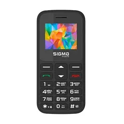 Мобільний телефон mobile Comfort 50 HIT2020 Black Sigma teh0020328