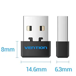Адаптер Wi-Fi Vention 2.4GHz 150 Мбіт/с, USB - мініатюра 2