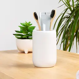 Склянка для зубних щіток МВМ My Home Milan, білий (BA-22 WHITE) - мініатюра 3