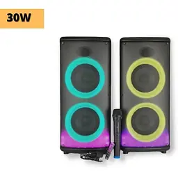 Портативна колонка бумбокс XPRO RX-6238 валіза 30Вт USB SD FM радіо Bluetooth 1 мікрофон ДК (MER-15663) - мініатюра 2