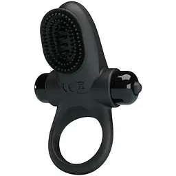 Ерекційне кільце Pretty Love Vibrant Penis Ring II 8.6 см чорний