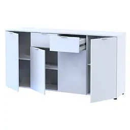 Комод Doros Рон 7 Білий 4 фасади 2 шухляди 160х38х81 (44900222) - мініатюра 5