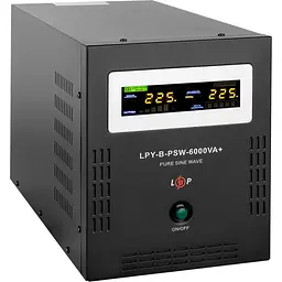 Джерело безперебійного живлення [ДБЖ] LogicPower LPY-B-PSW-6000VA+ 4200Вт 10A/20A [6615] [107292] - мініатюра 2