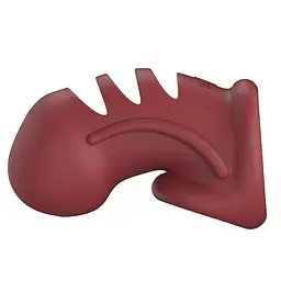 Пояс вірності для чоловіків ManCage Model 28 Chastity Cage, 9.5 см (червоний) - мініатюра 4