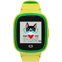 Смарт-годинник Canyon Sunny KW-48 Video 4G GPS Games Music Yellow/Green (CNE-KW48YG) - мініатюра 2